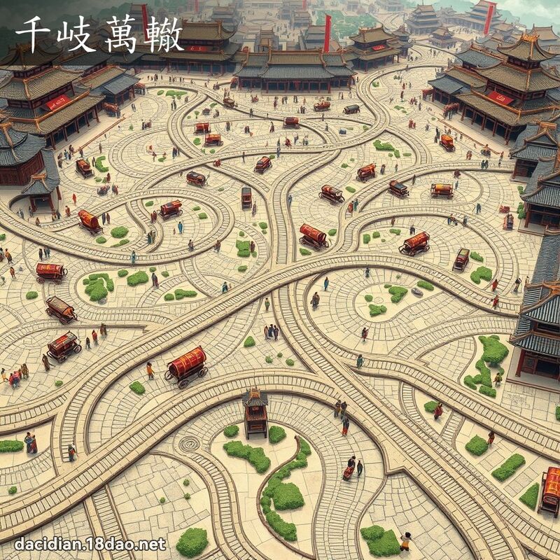 千岐万辙 - 国语大辞典配图
