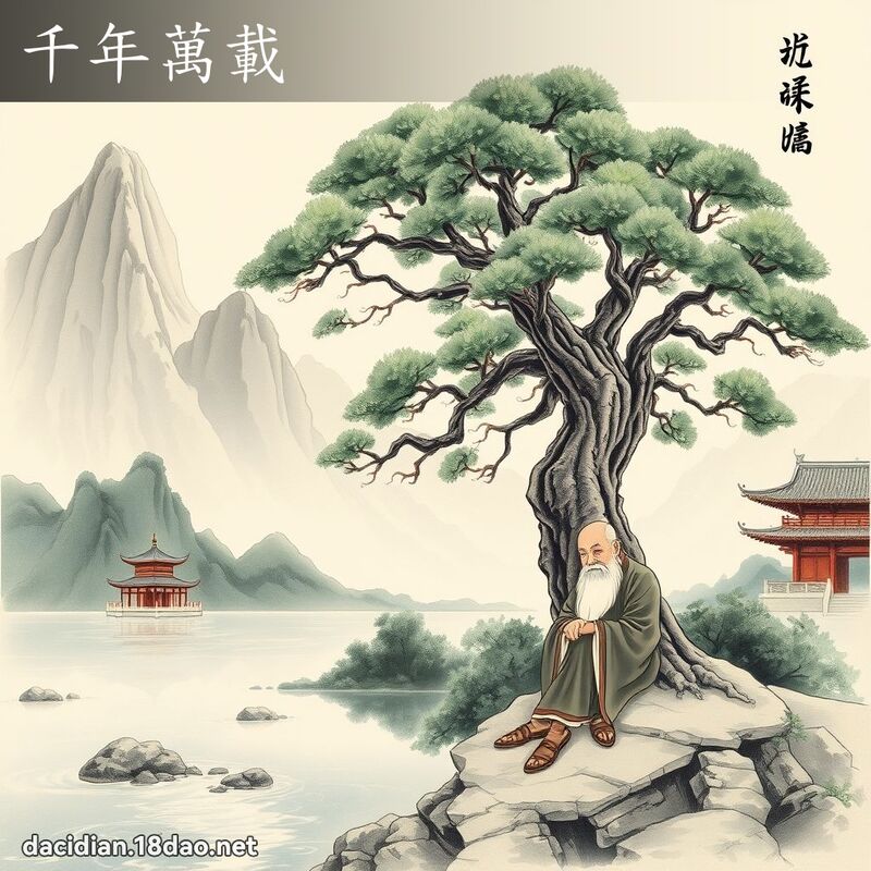 千年萬載 - 國語大辭典配圖