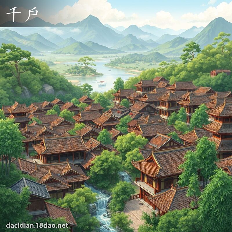 千戶 - 國語大辭典配圖