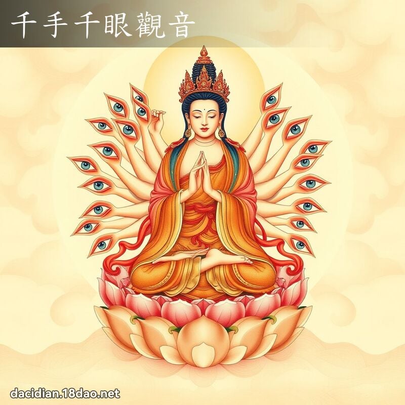 千手千眼观音 - 国语大辞典配图
