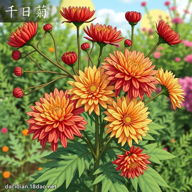 千日菊 - 國語大辭典配圖