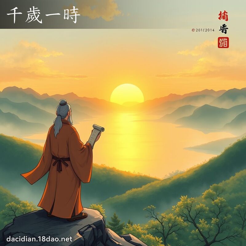 千岁一时 - 国语大辞典配图