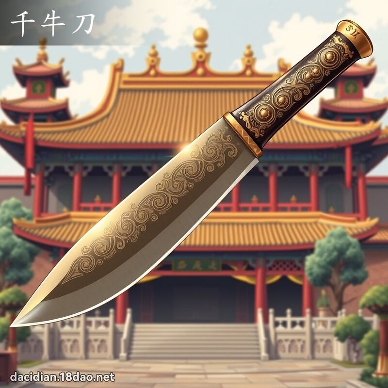 千牛刀 - 國語大辭典配圖