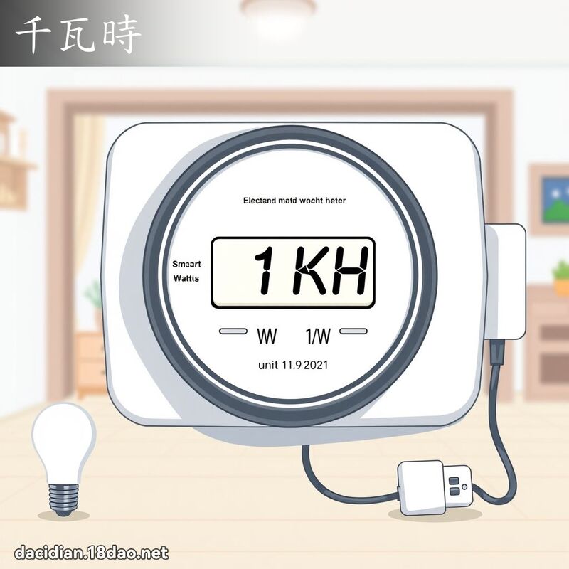 千瓦时 - 国语大辞典配图