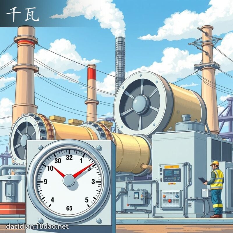 千瓦 - 国语大辞典配图