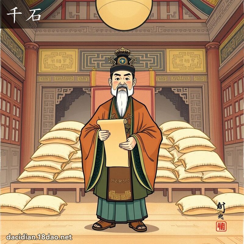 千石 - 國語大辭典配圖