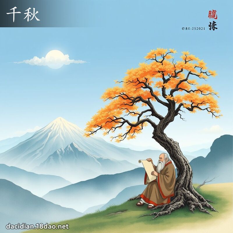 千秋 - 国语大辞典配图