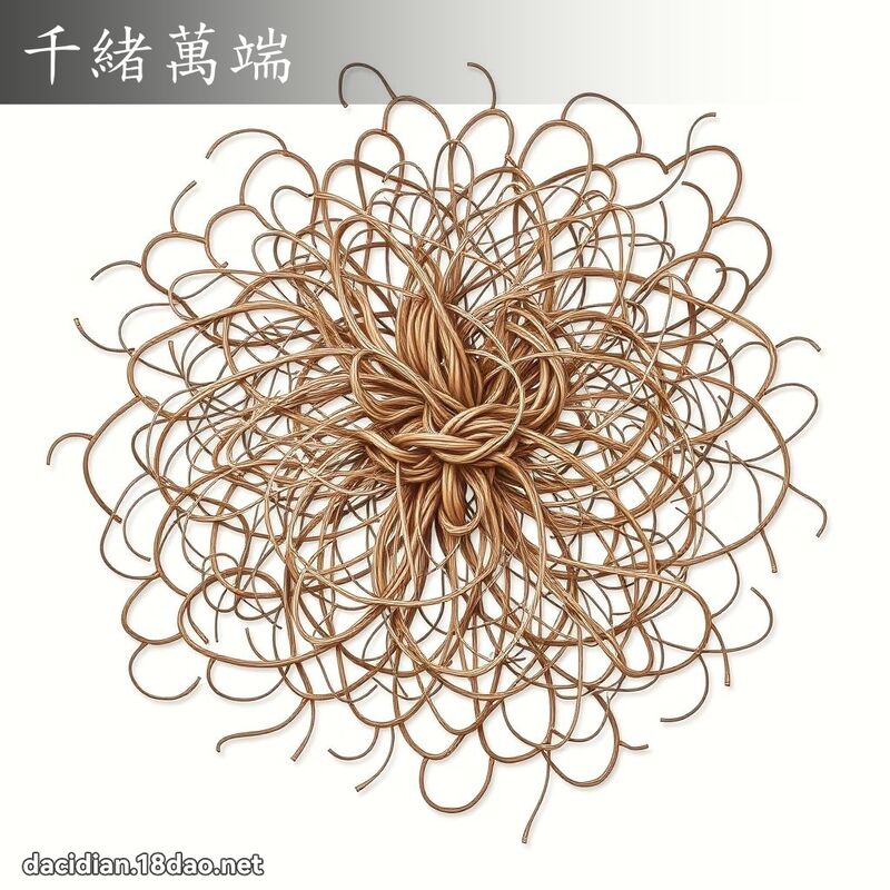 千绪万端 - 国语大辞典配图