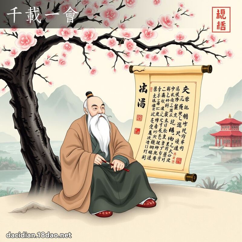 千载一会 - 国语大辞典配图