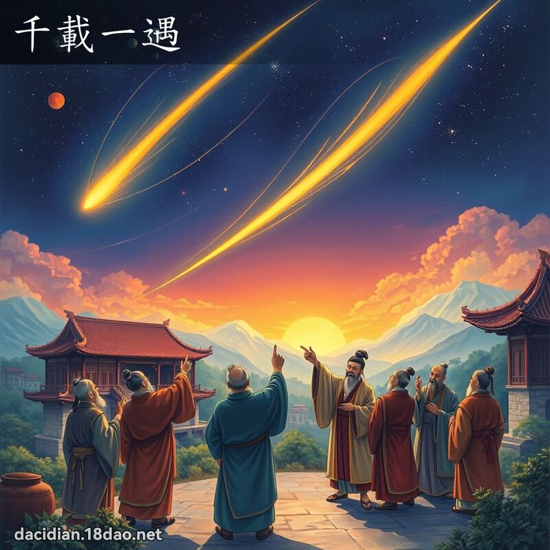 千载一遇 - 国语大辞典配图