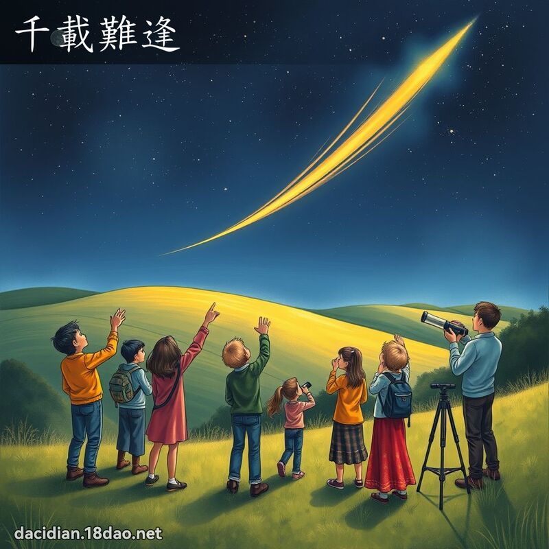 千载难逢 - 国语大辞典配图