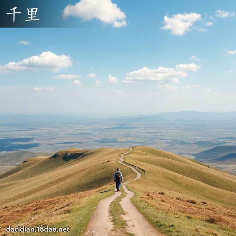 千里 - 国语大辞典配图