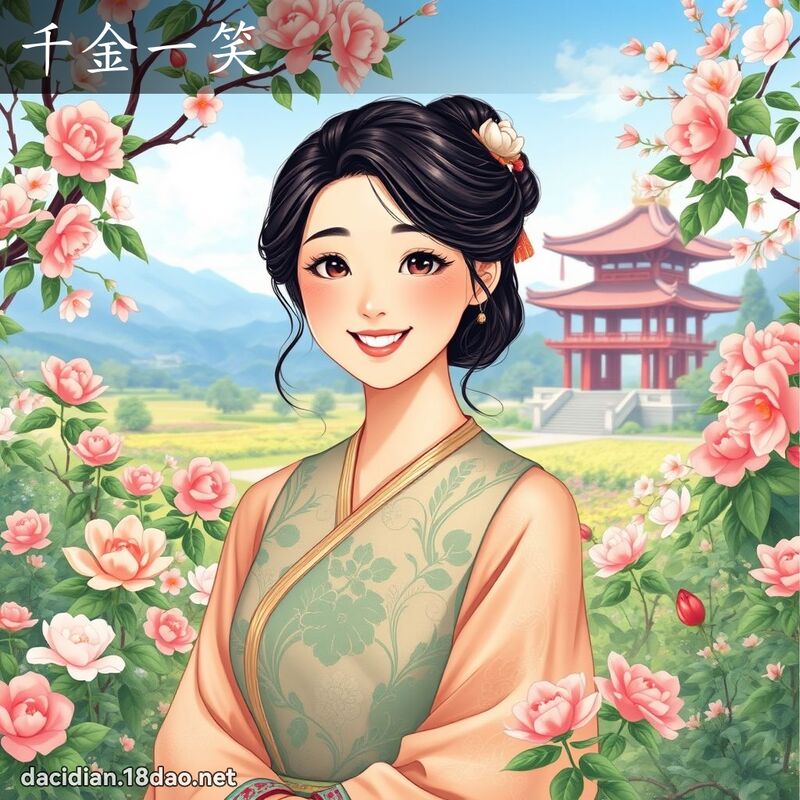 千金一笑 - 国语大辞典配图