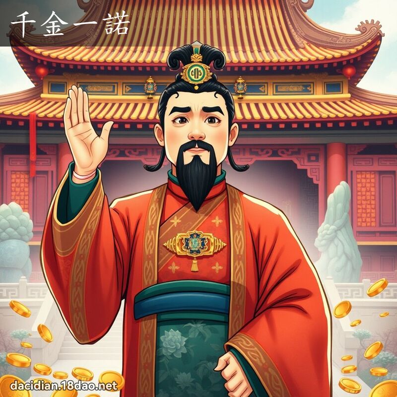 千金一諾 - 國語大辭典配圖