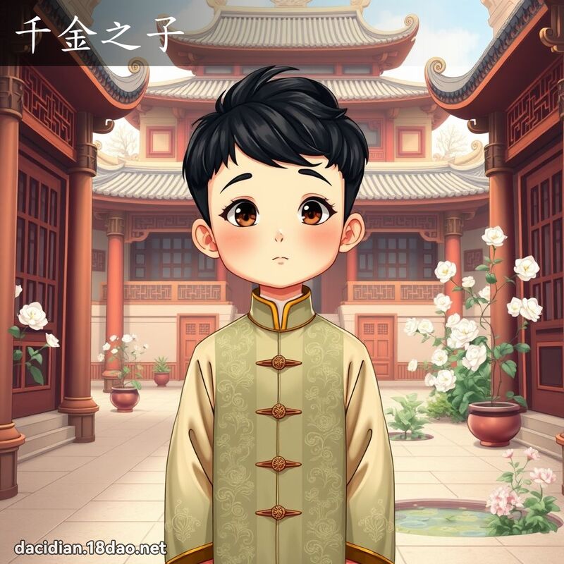 千金之子 - 國語大辭典配圖