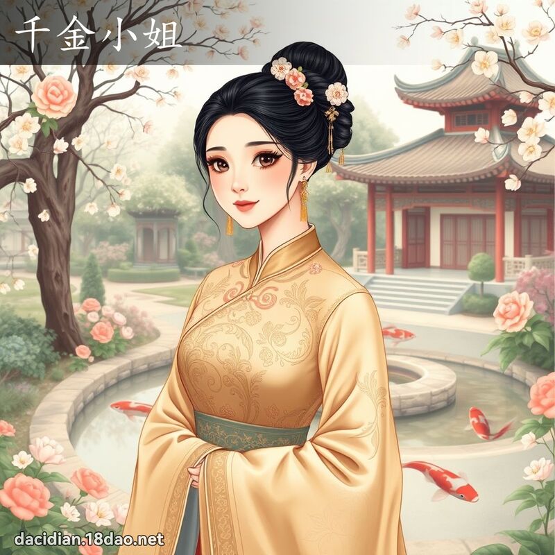 千金小姐 - 國語大辭典配圖