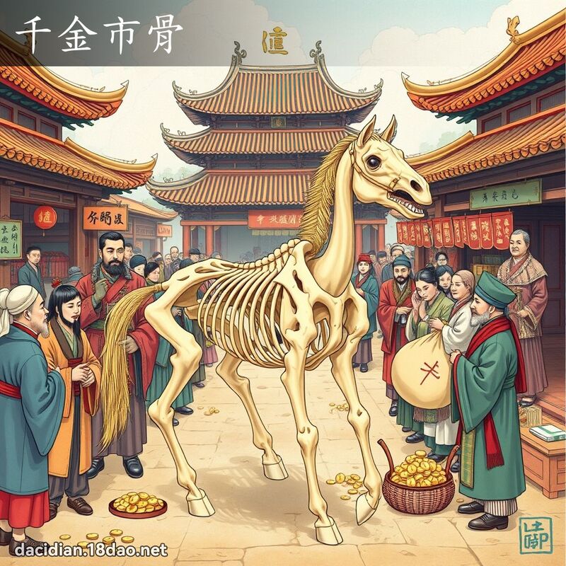 千金市骨 - 国语大辞典配图