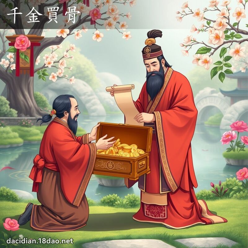 千金买骨 - 国语大辞典配图