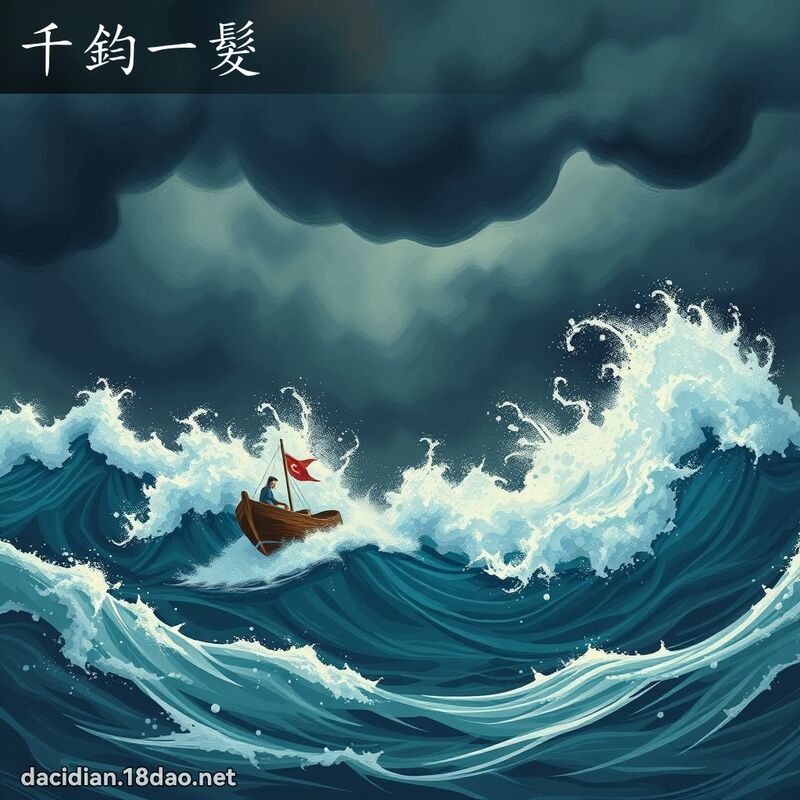 千钧一发 - 国语大辞典配图