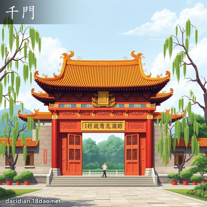 千門 - 國語大辭典配圖