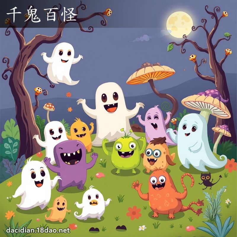 千鬼百怪 - 国语大辞典配图