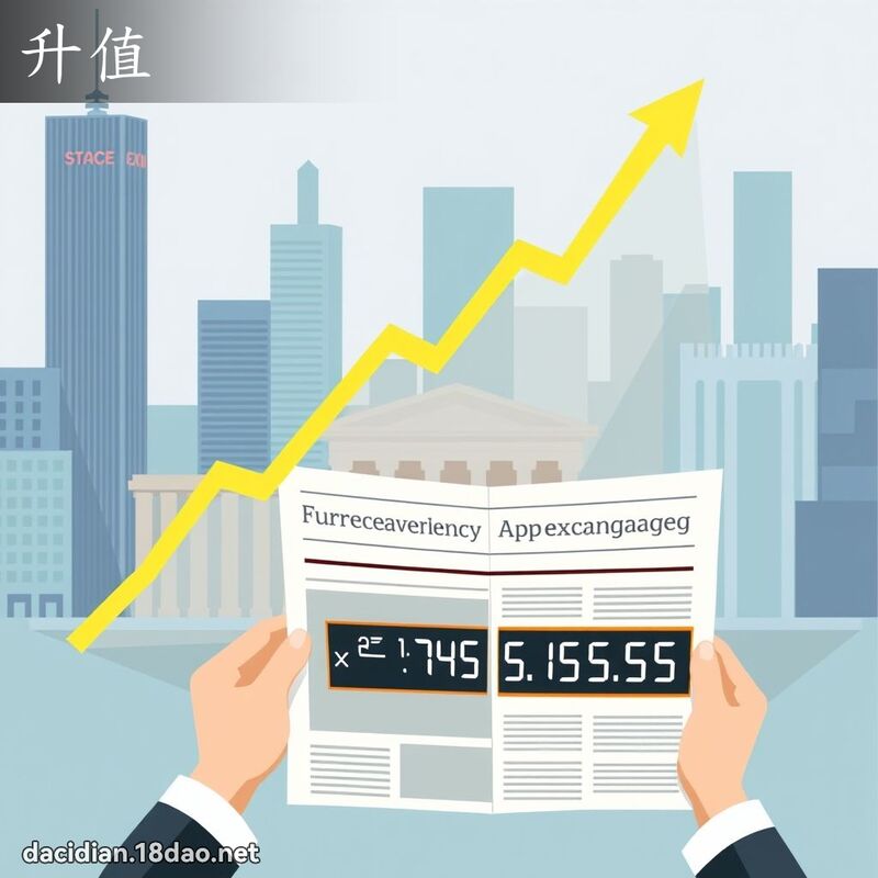 升值 - 国语大辞典配图