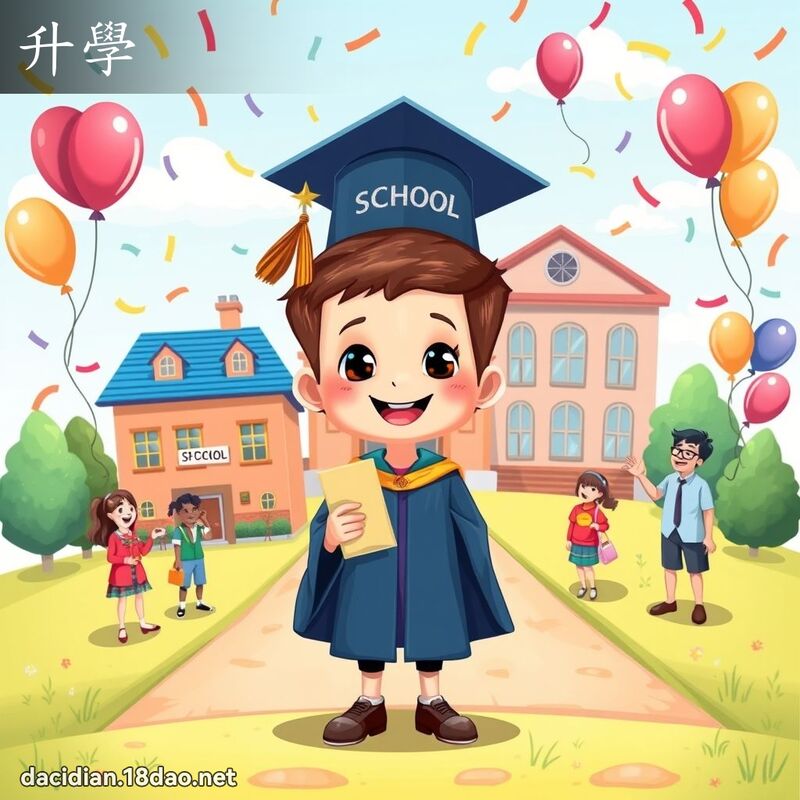 升學 - 國語大辭典配圖