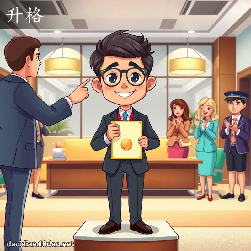 升格 - 国语大辞典配图