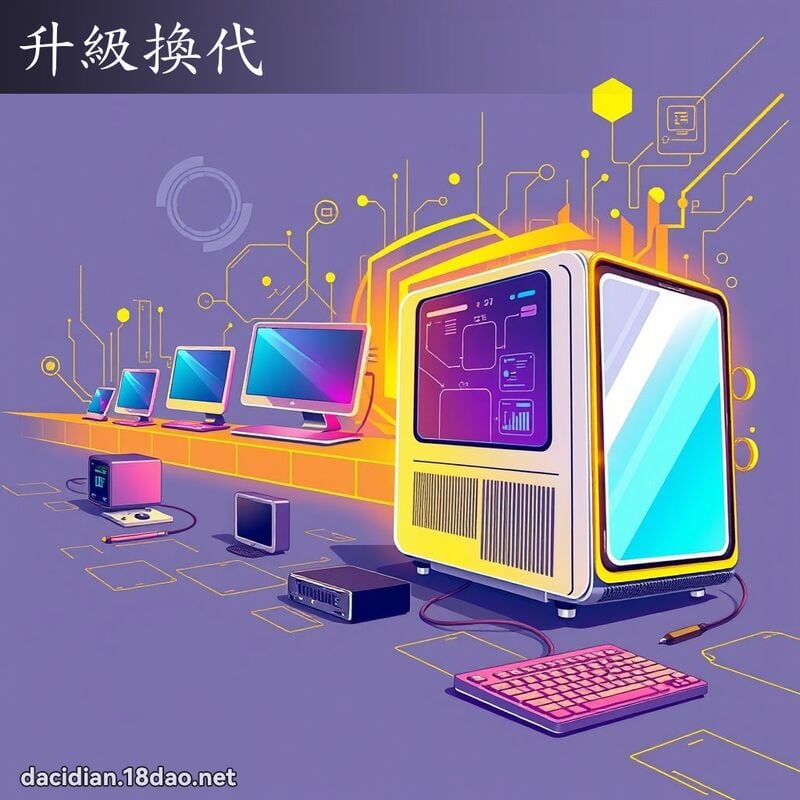 升级换代 - 国语大辞典配图