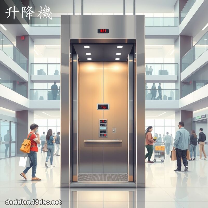 升降机 - 国语大辞典配图