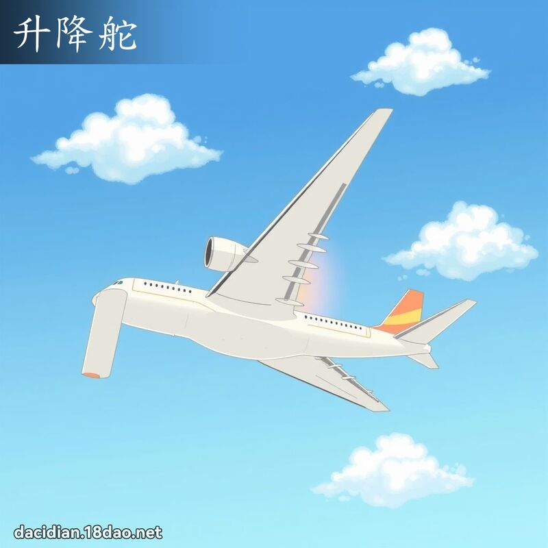 升降舵 - 国语大辞典配图