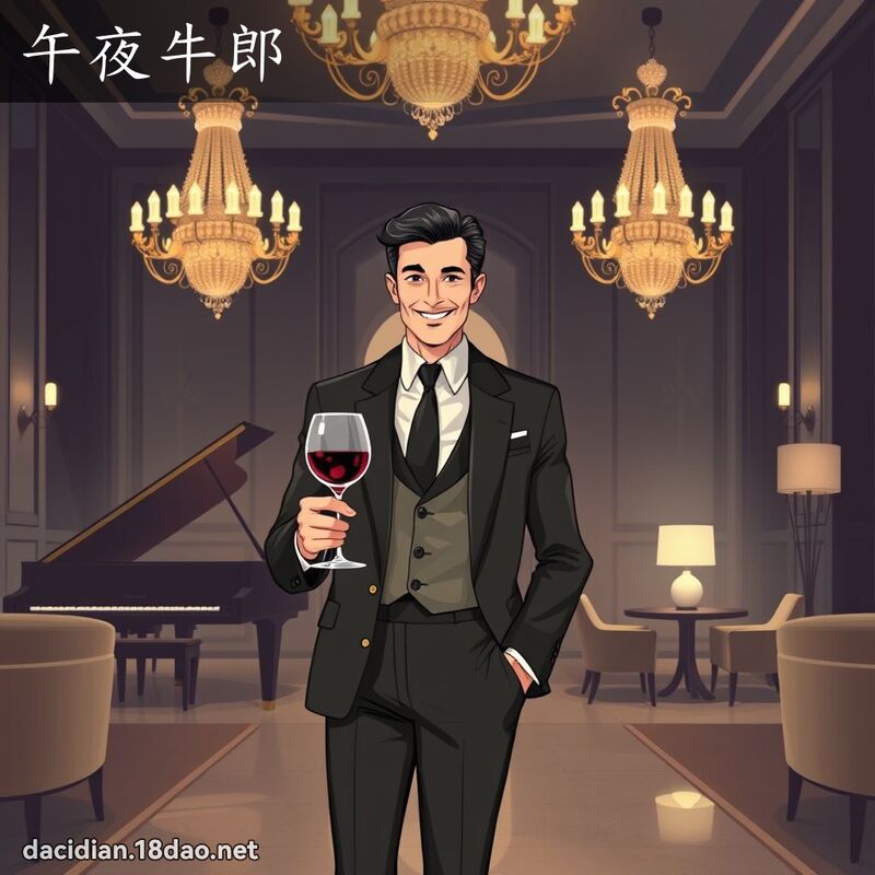 午夜牛郎 - 国语大辞典配图