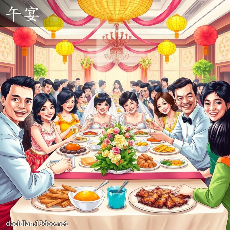 午宴 - 國語大辭典配圖