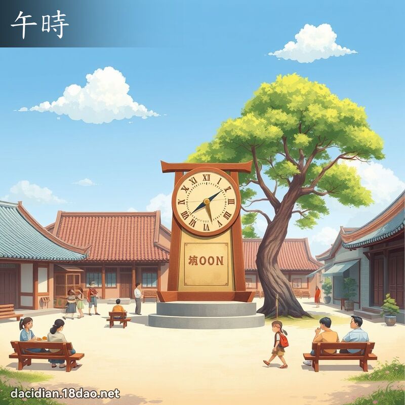 午時 - 國語大辭典配圖