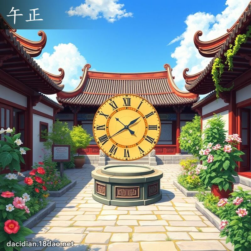 午正 - 国语大辞典配图
