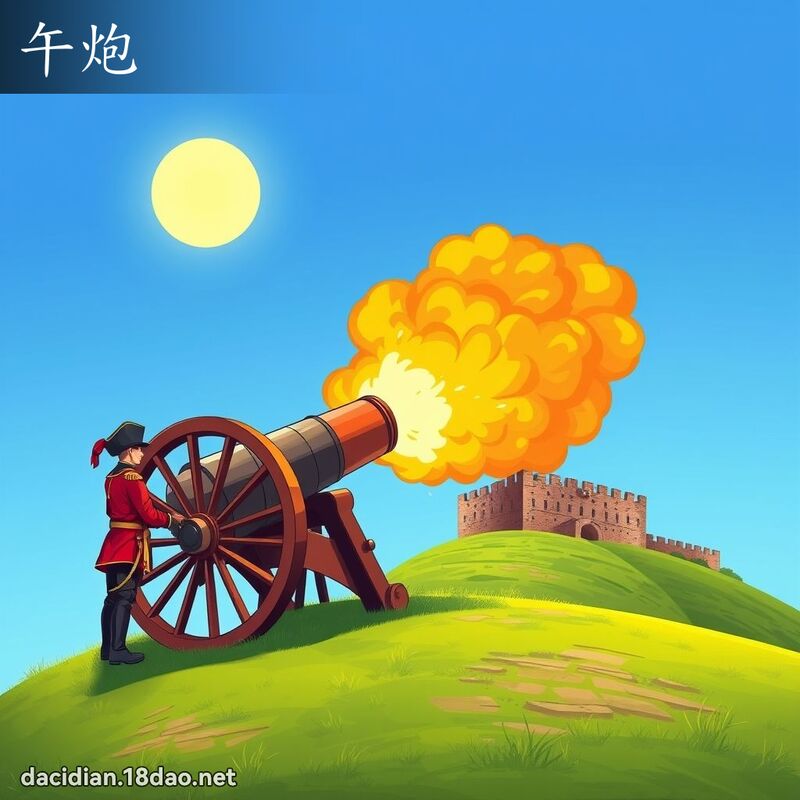 午炮 - 国语大辞典配图
