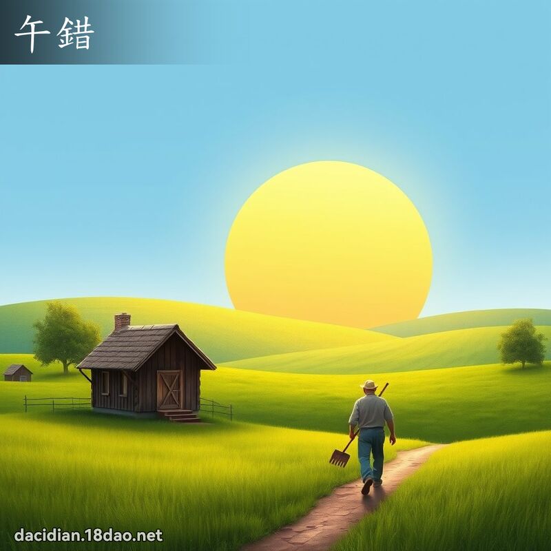 午错 - 国语大辞典配图