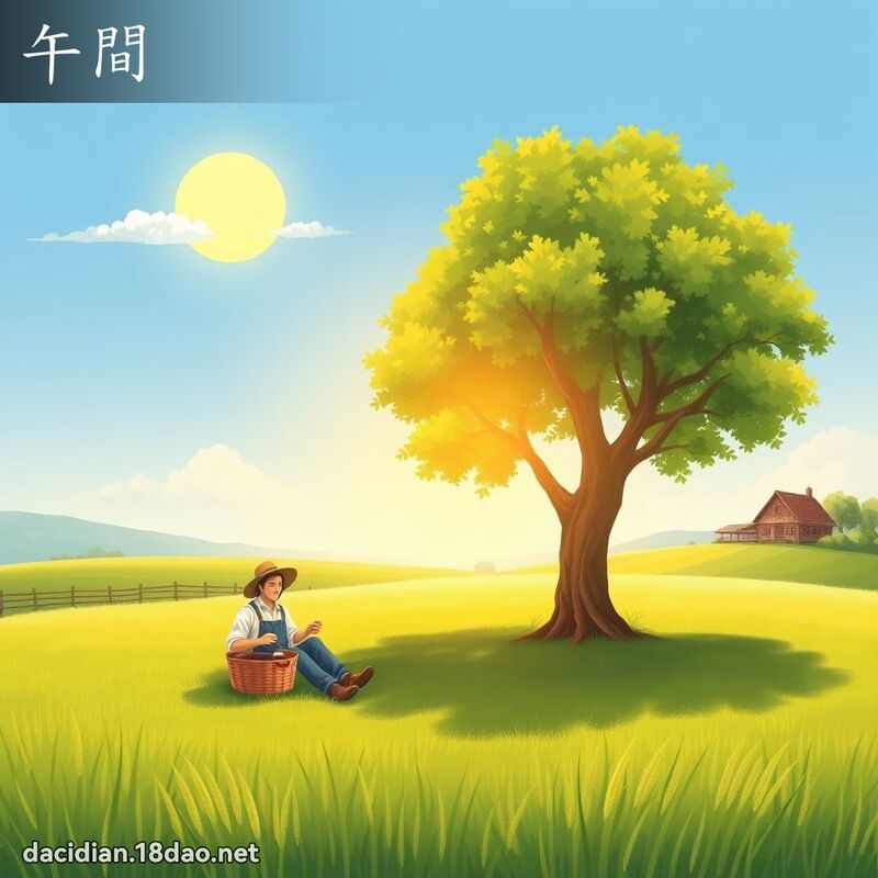 午间 - 国语大辞典配图