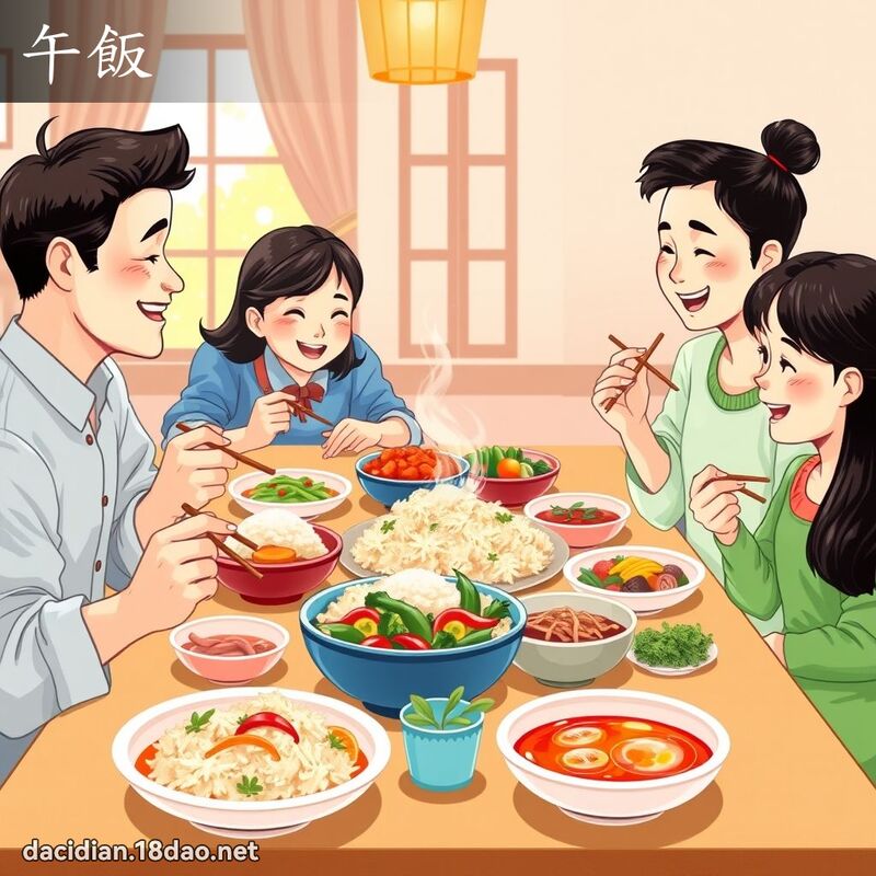 午飯 - 國語大辭典配圖