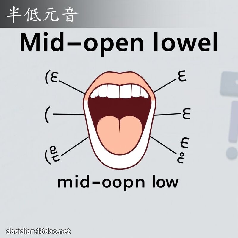 半低元音 - 國語大辭典配圖