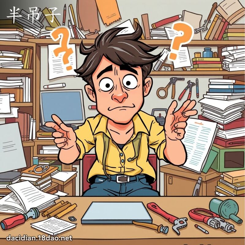 半吊子 - 国语大辞典配图