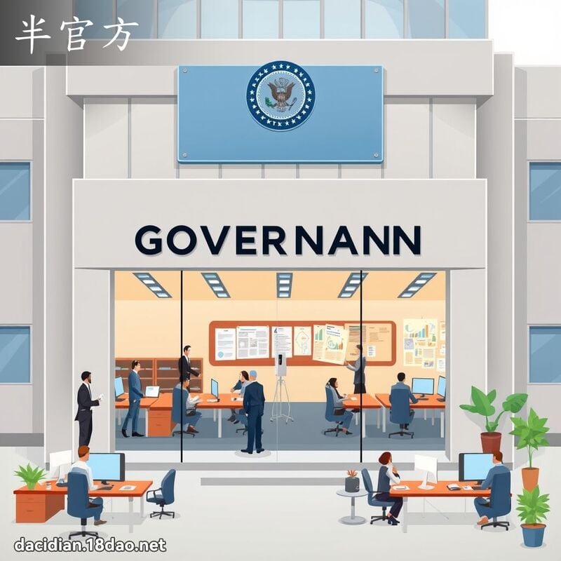 半官方 - 國語大辭典配圖