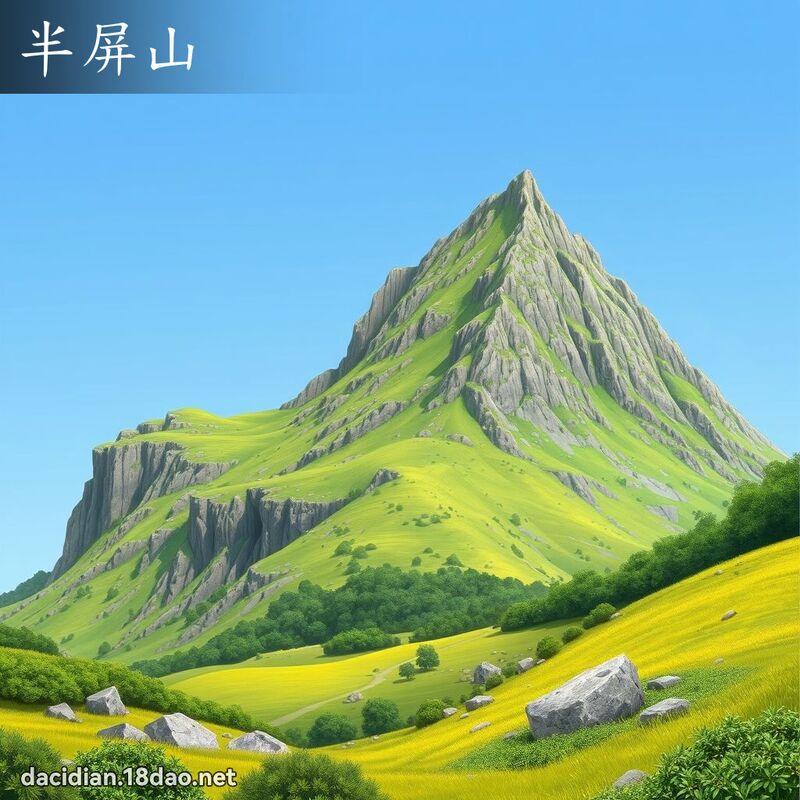 半屏山 - 国语大辞典配图