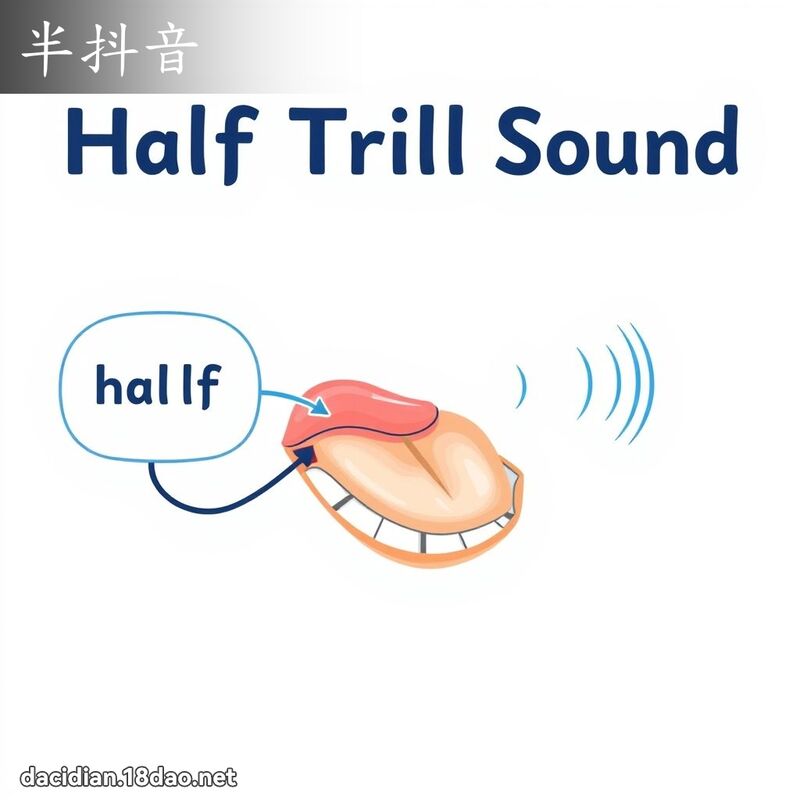 半抖音 - 國語大辭典配圖