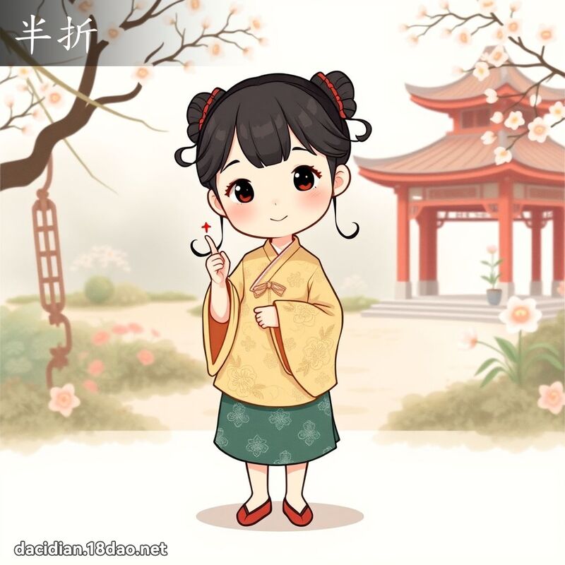 半折 - 国语大辞典配图