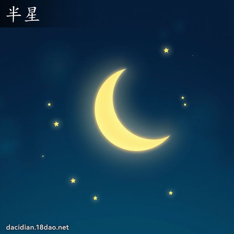 半星 - 国语大辞典配图