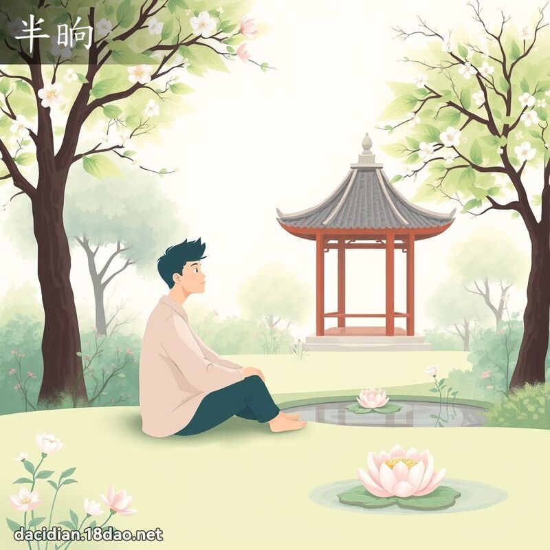 半晌 - 國語大辭典配圖