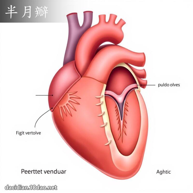 半月瓣 - 國語大辭典配圖