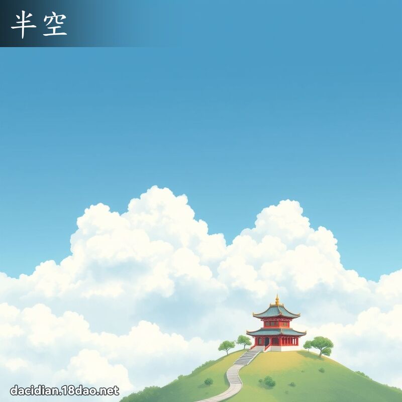 半空 - 國語大辭典配圖