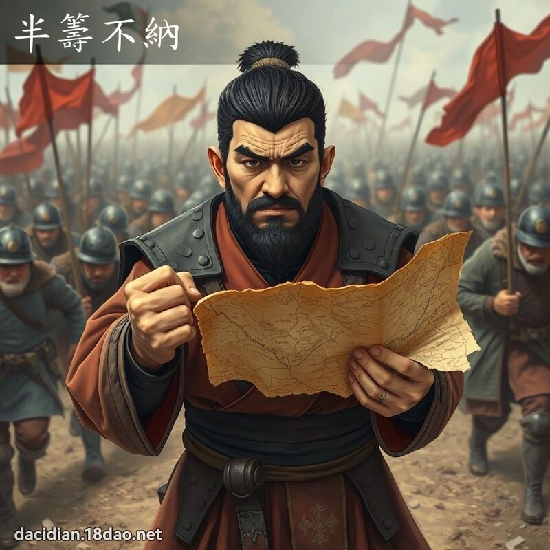 半筹不纳 - 国语大辞典配图